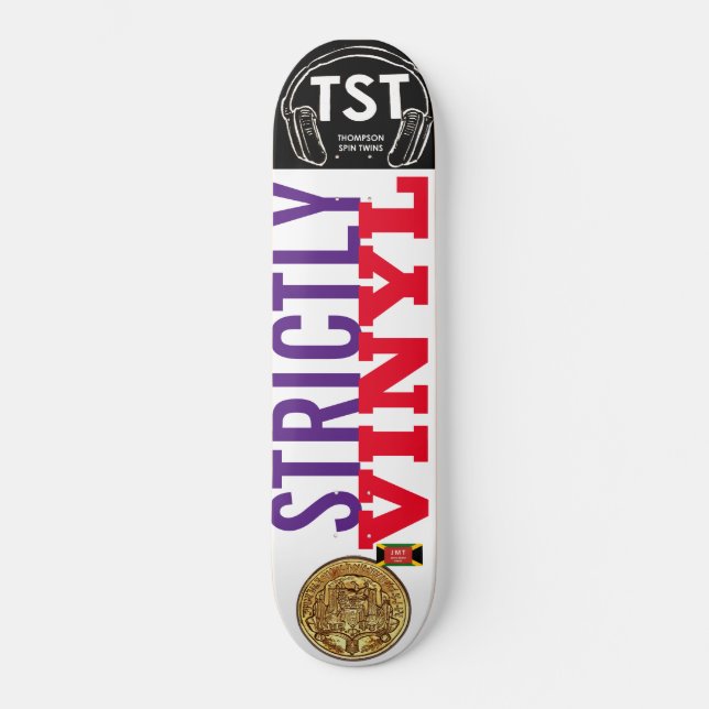 STRIKT VINYL Skateboard (Vorderseite)
