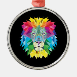 Striktly Bright Lion Silbernes Ornament