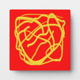 String and Rope Hope Art Design Grafik rot Fotoplatte