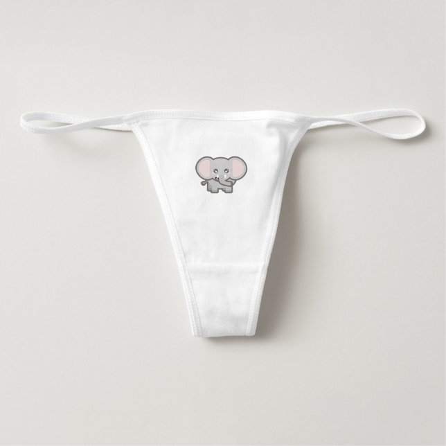 String Éléphant de Kawaii (Devant)