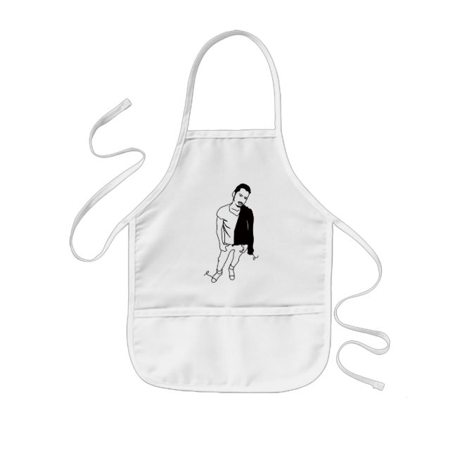 String fett kinderschürze (Vorne)