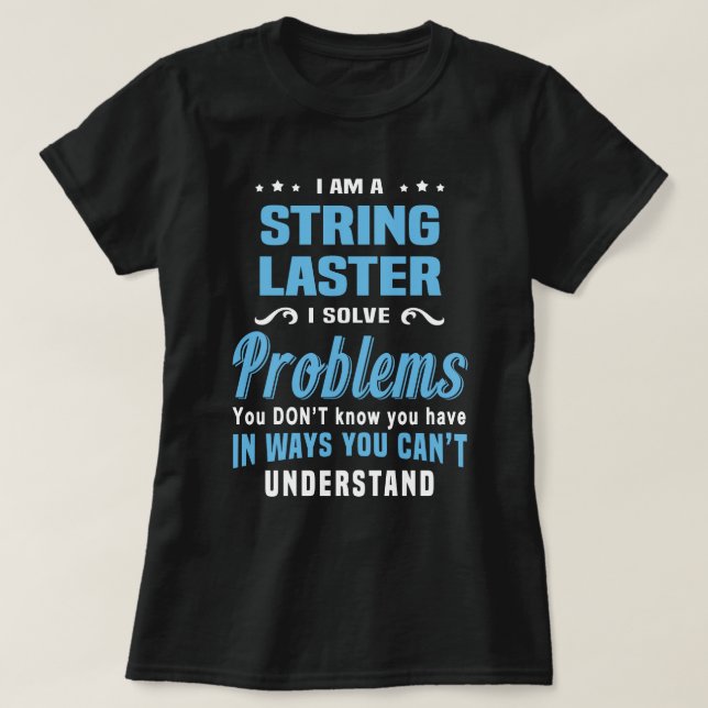String Laster T-Shirt (Design vorne)