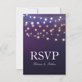 String Light Abend Wedding RSVP