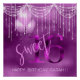 String Lights & Balloons Sweet 16 Orchid ID473 Poster (Vorderseite)