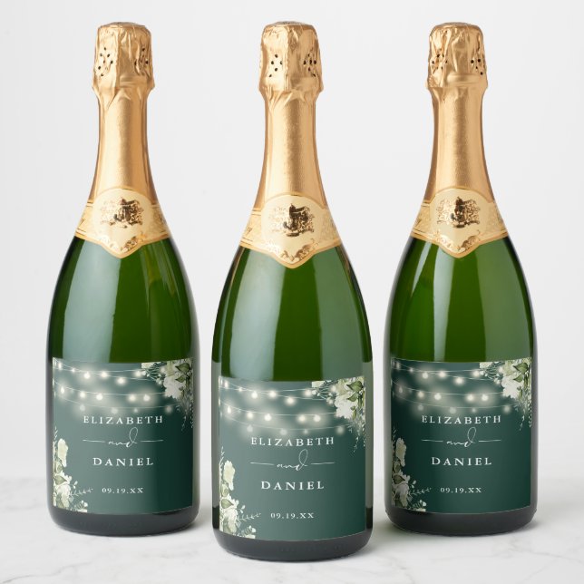 String Lights Emerald Greenery Blumenzange (Flaschen)