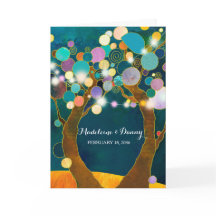 String Lights Liebe Trees Aquamarin Wedding