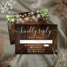 String Lights Rustic Wood Greenery Boho Wedding