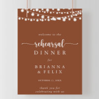 String Lights Terracotta Probe Dinner Willkommen