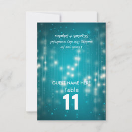 String Lights Wedding Place Tischnummer