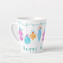 String Ornaments Latte Tasse