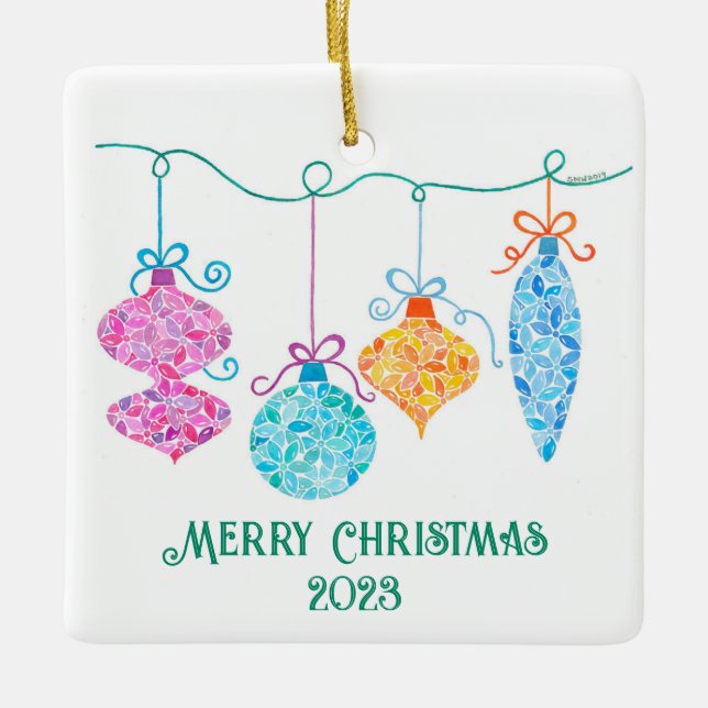 String Ornaments Tree Ornament (Vorderseite)