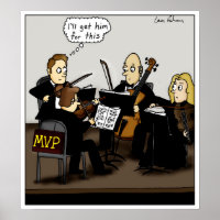 String Quartet MVP Classic Music Cartoon