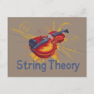 String-Theorie Postkarte