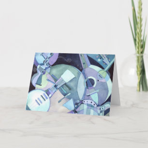 Stringed Musical Instruments: Blank Card Karte