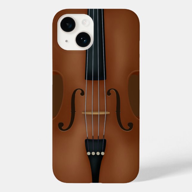 Stringinstrument Violine Viola Detail Case-Mate iPhone 14 Hülle (Rückseite)