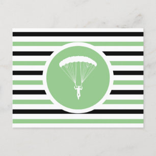 Strip Chic Skydiver Postkarte