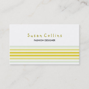Strip Clean Fashion Limon Gelb einfach Visitenkarte