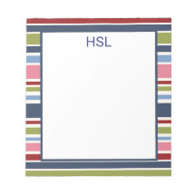 Strip Deep Hues Notepad