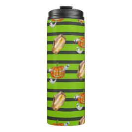 Strip Halloween Thermosbecher