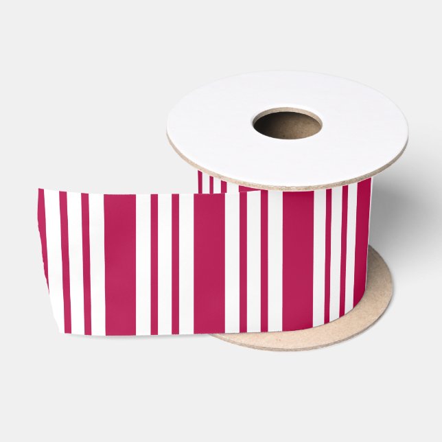 Strip Holiday Ribbon Satinband (Spule)
