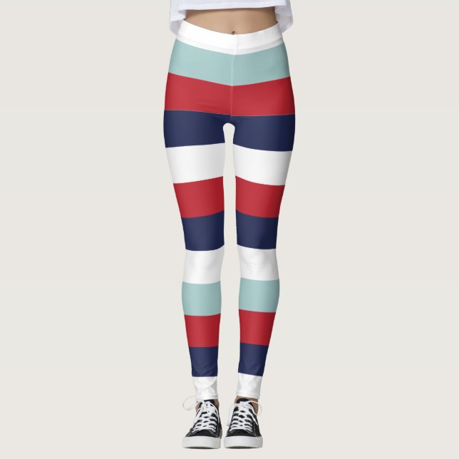 Strip-Stil Leggings (Vorderseite)