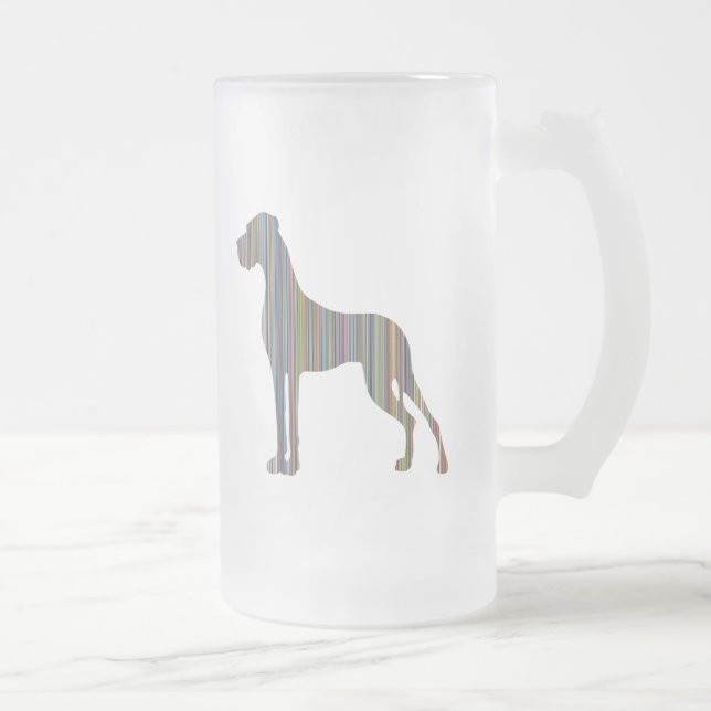 Stripe Dane Mattglas Bierglas (Rechts)