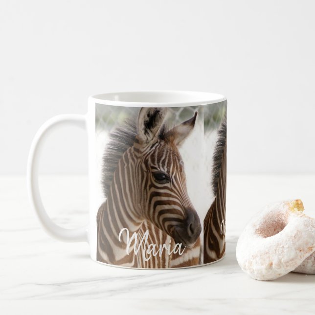 Stripe Zebra Tasse (Mit Donut)