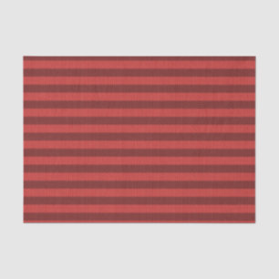 Stripe - Zwei-Tone-Urlaub in Rotem Burgund Seidenpapier