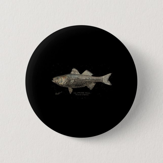 Striped B Fishing  Button (Vorderseite)