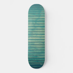 Striped Blue Lines Skateboard