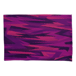 Striped Camouflage: Abstraktes geometrisches Muste Kissenbezug