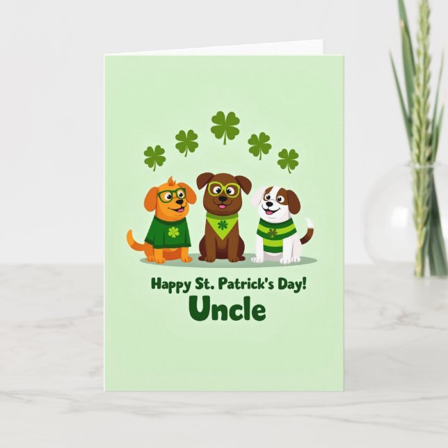 Striped Dogs Patrick Card Karte (Vorderseite)