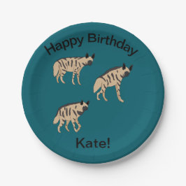 Striped Hyenas Pappteller