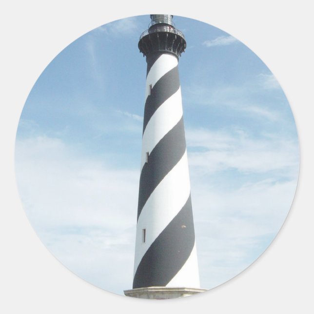 Striped Lighthouse Stickers (Vorderseite)