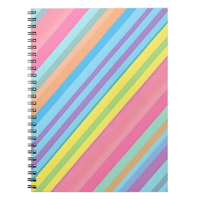 striped notebook  notizblock (Vorderseite)