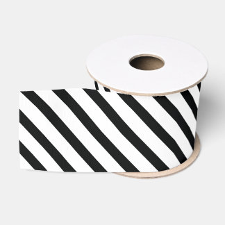 Striped (Schwarze u. des Weiß-| Diagonale) jede Ripsband