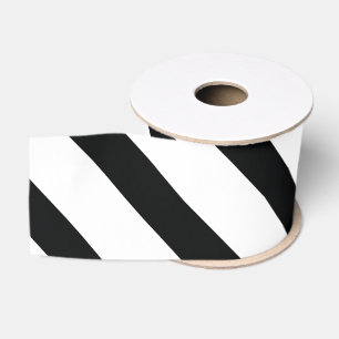 Striped (Schwarze u. des Weiß- Diagonale) jede Ripsband