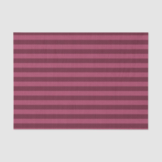 Striped Sweater Strick - Berry Pink Knitter Look Seidenpapier (Vorderseite)