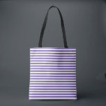 Striped Tote Bag Tasche<br><div class="desc">This tote bag is shown with a cute striped print.
Purple color stripes.
Customize this item or buy as is.



Licensed Print</div>