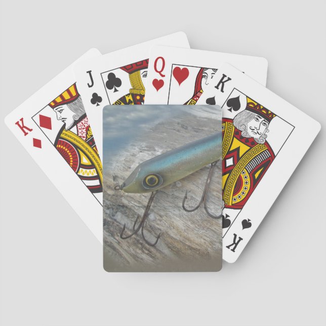 Striper Xpert Surf Slapper Antik-Köder Spielkarten (Rückseite)