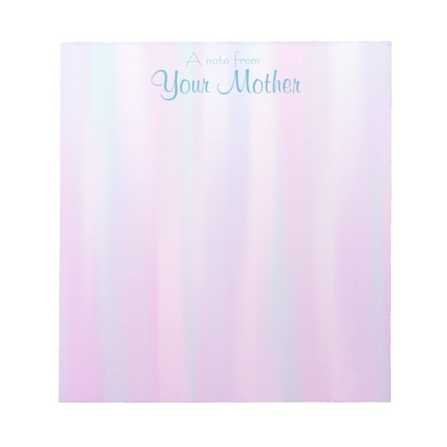 Stripes 5.5" x 6" Notepad - 40 Seiten Notizblock (Vorderseite)