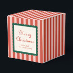 Stripes and Scallops Holiday  Geschenkschachtel<br><div class="desc">.</div>