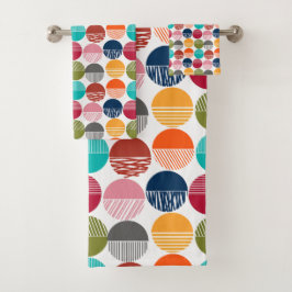 Stripes and Solids Badhandtuch Set