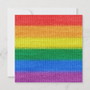 Stripes aus Stricken mit Regenbogenfarben nahtlos 