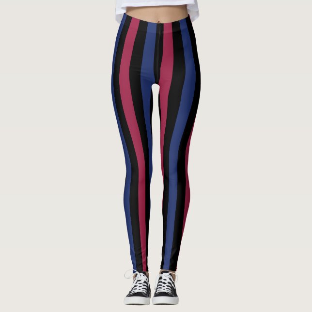 Stripes Custom Leggings (Vorderseite)