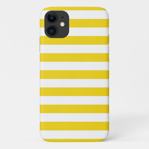 Stripes d'été Citron jaune iPhone Plus & Pro coque