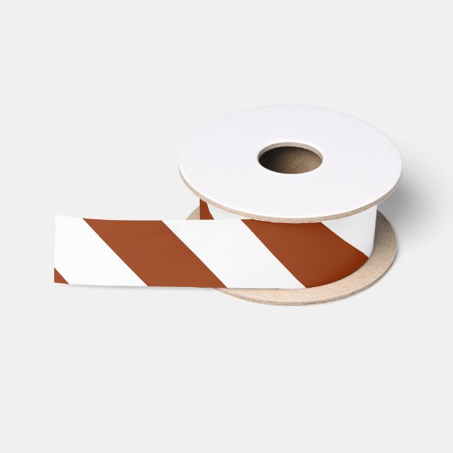 STRIPES justierbares Brown Satinband (Spule)
