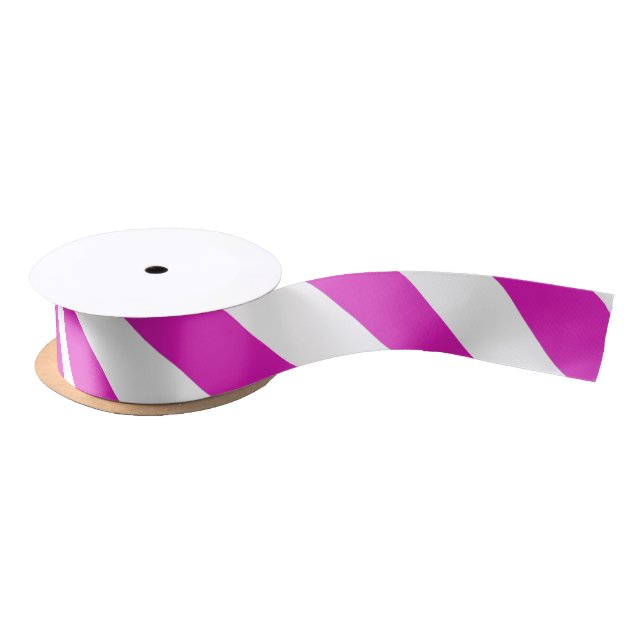 STRIPES justierbares Rosa Satinband (Spule)