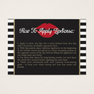 Stripes - Lèvres - Or - Comment appliquer - Consei