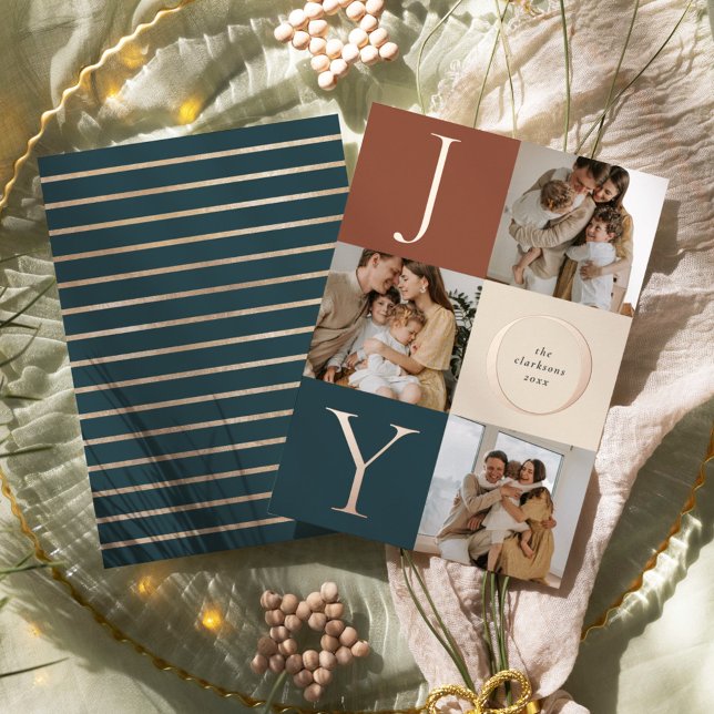 Stripes modernes JOIE Neutre Photo de vacances (Créateur téléchargé)